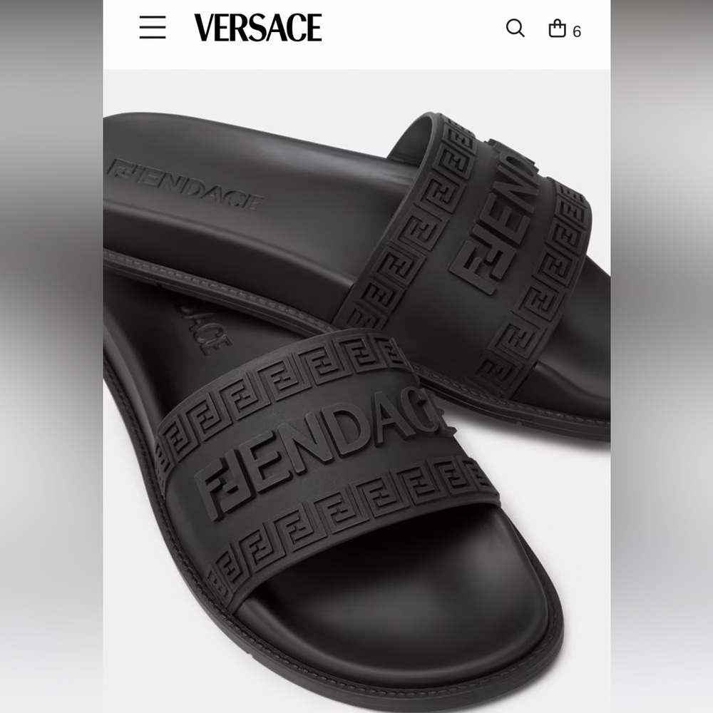 Versace FENDACE LOGO SLIDERS